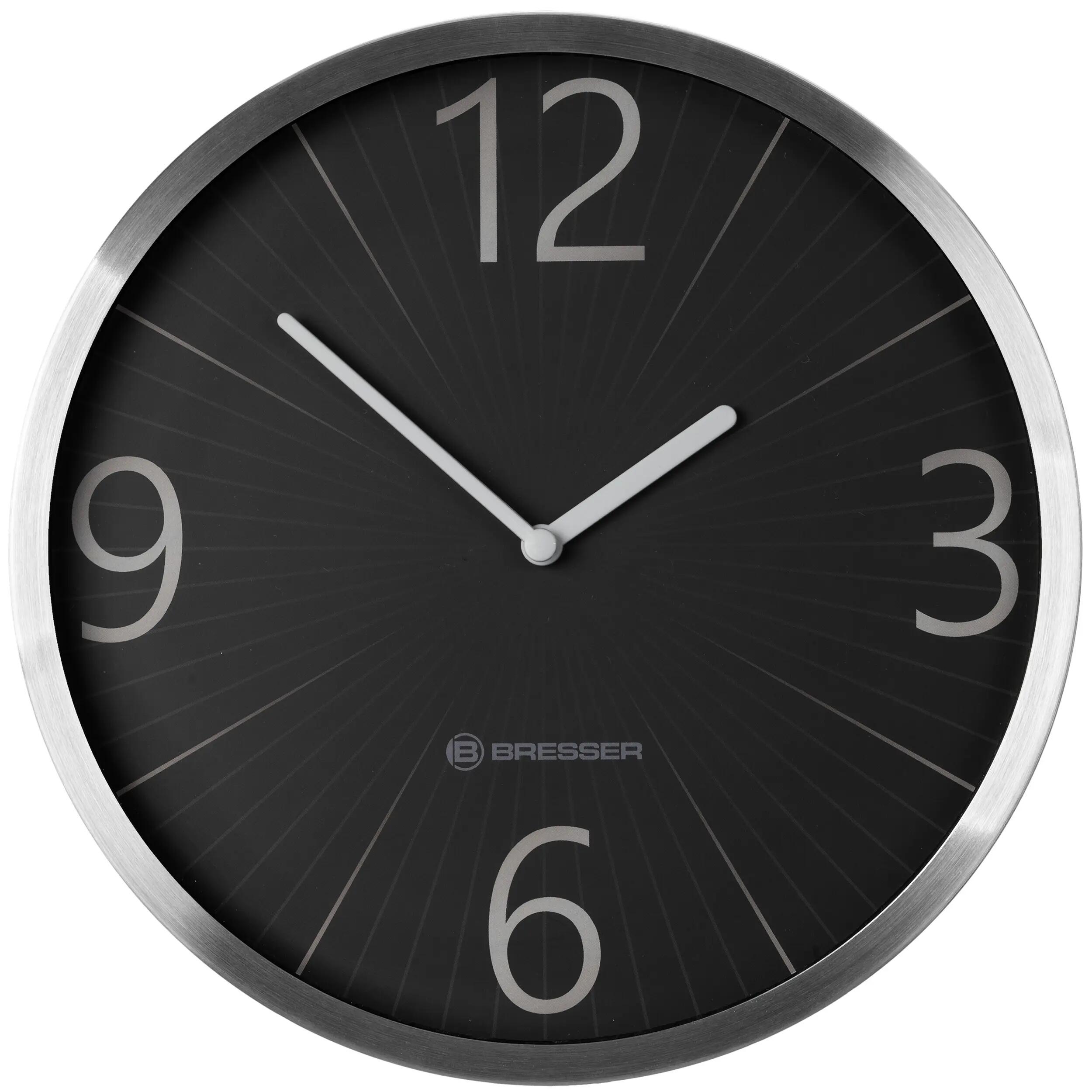 MyTime Horloge murale radio-pilotée 25 cm noir 2/5