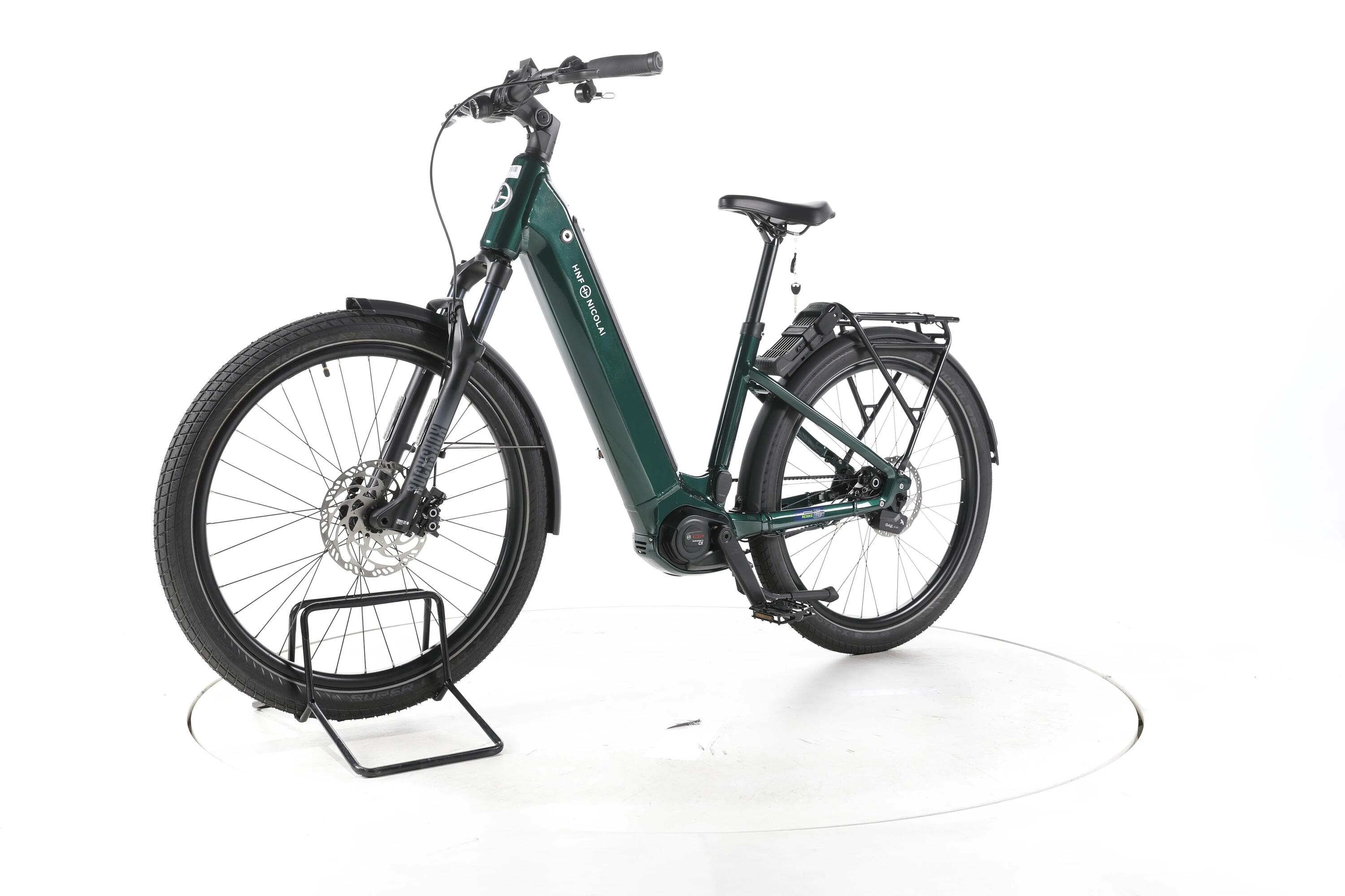 Segunda vida - HNF Nicolai UD4 AT Rohloff City E-Bike Degrau baixo - Bom Estado 5/7
