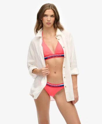 superdry Classic Stripe Bikini Bottoms van gerecycled polyester en elastaan –