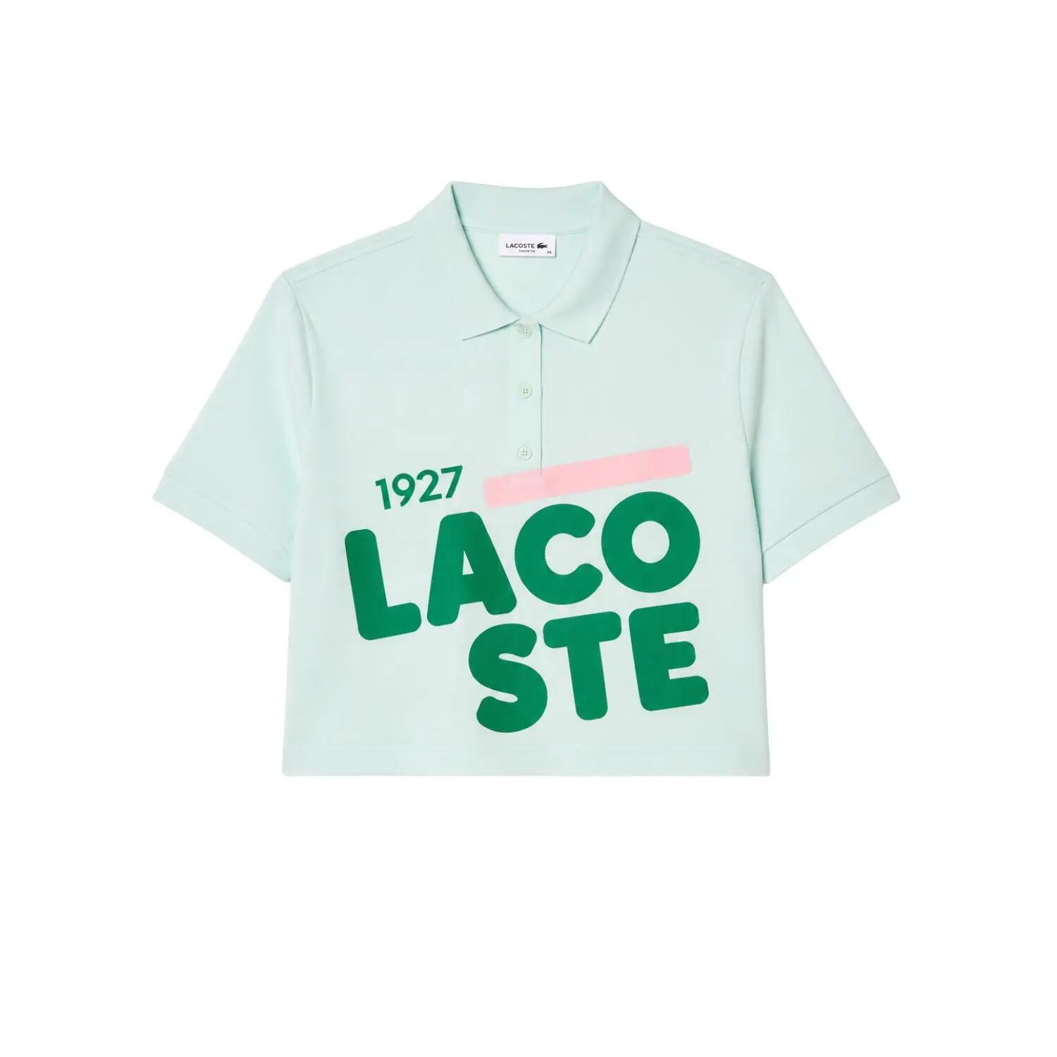 Koszulka sportowa damska Lacoste Loose Fit Printed 3/5
