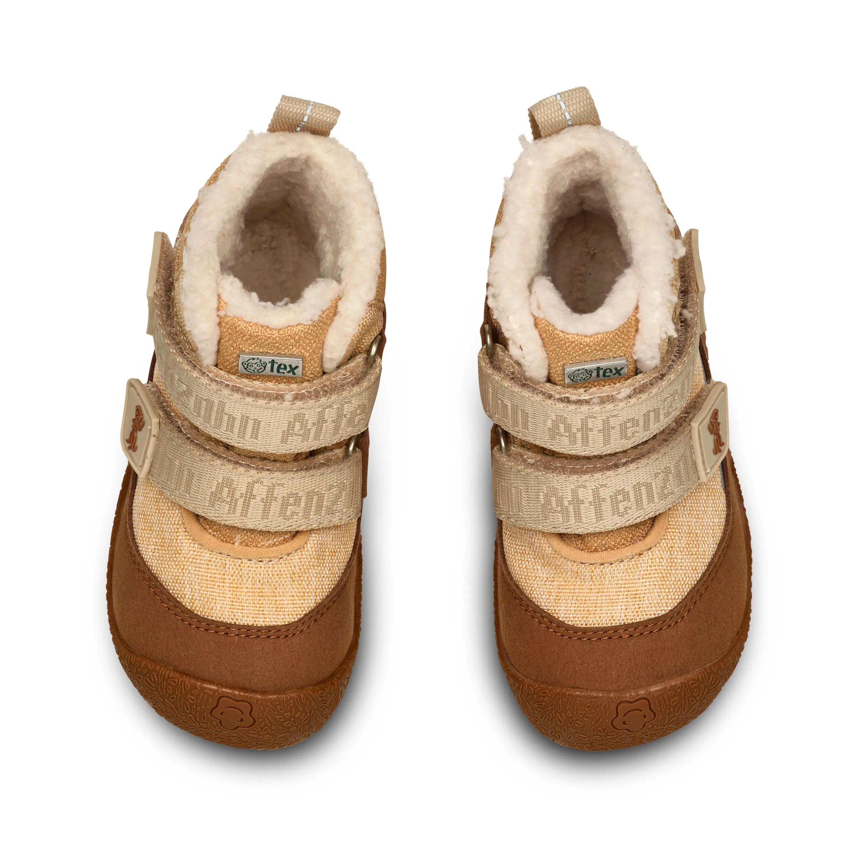 Stivali - Inverno - Bambini - Snuggy - Vegani, Impermeabili, Barefoot - Marrone 5/9