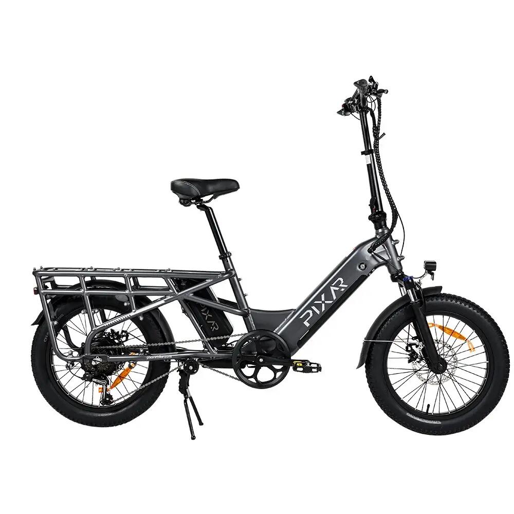 PIXAR Plus7 Longtail elektrische bakfiets 20 inch 500W 48V 10AH accu 2/6