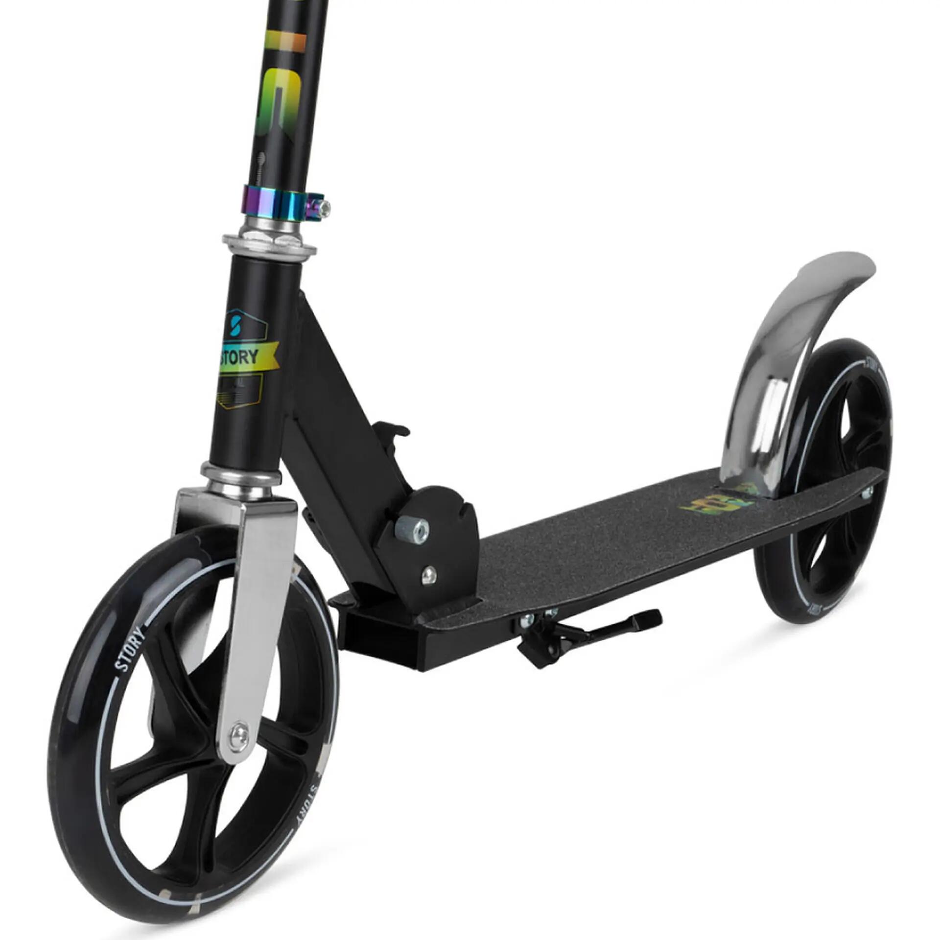 City-Scooter Lux Foldable Commuter LED, nero 3/3