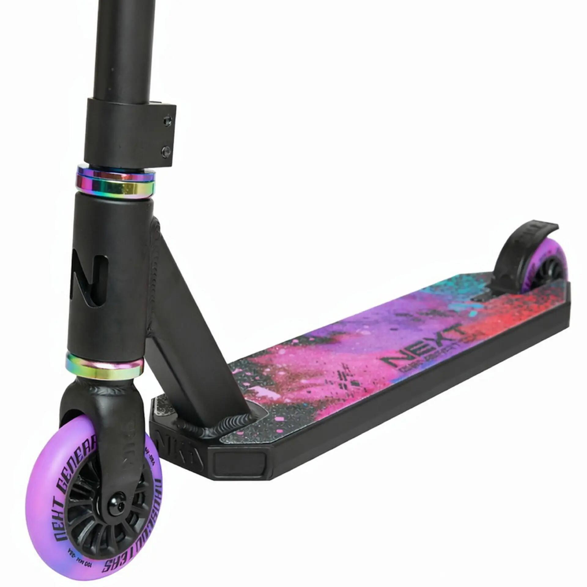 Stunt-Scooter Next Generation, schwarz/pink 2/3