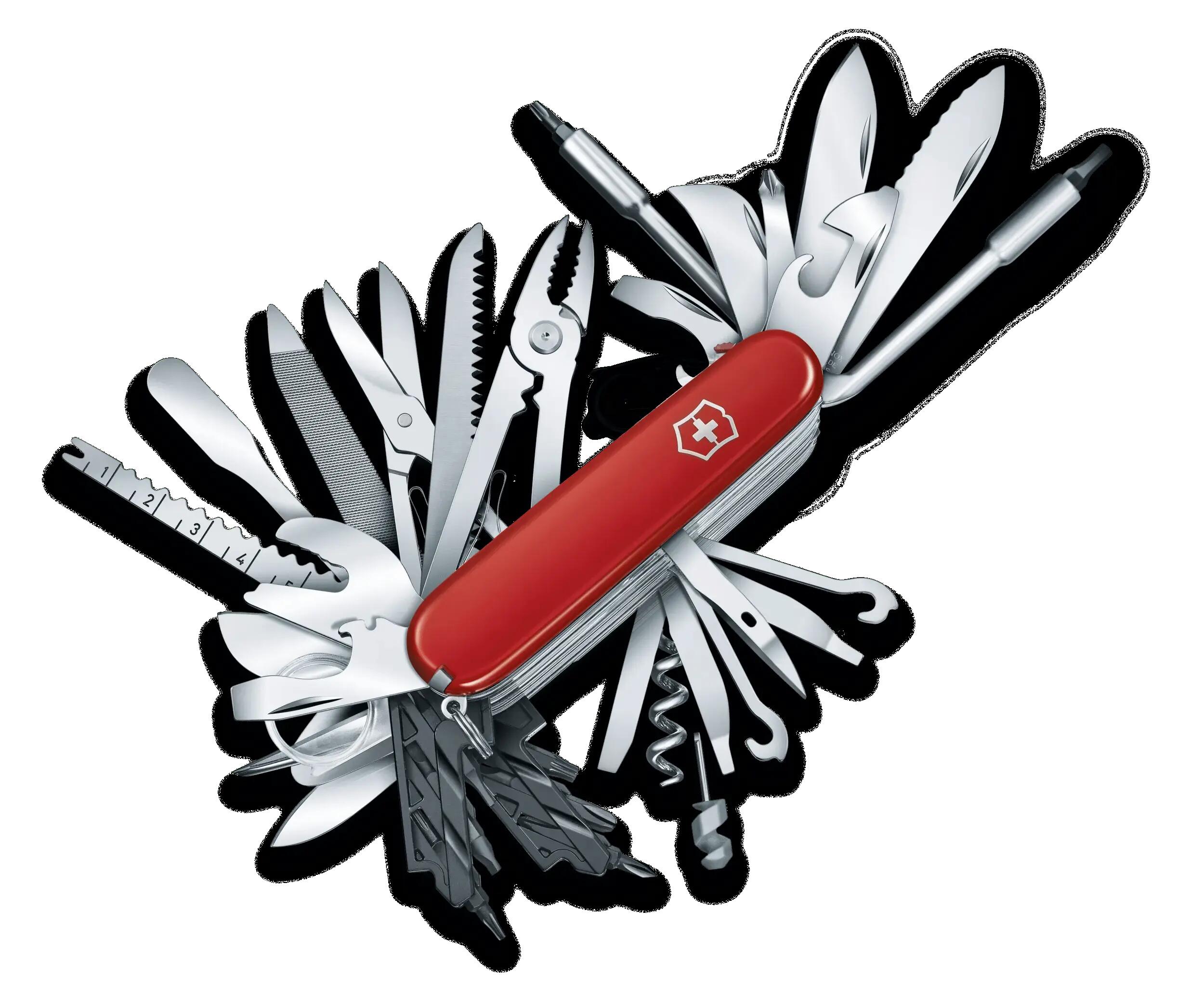 Briceag - Swiss Champ XXL - 73 de funcții - roșu