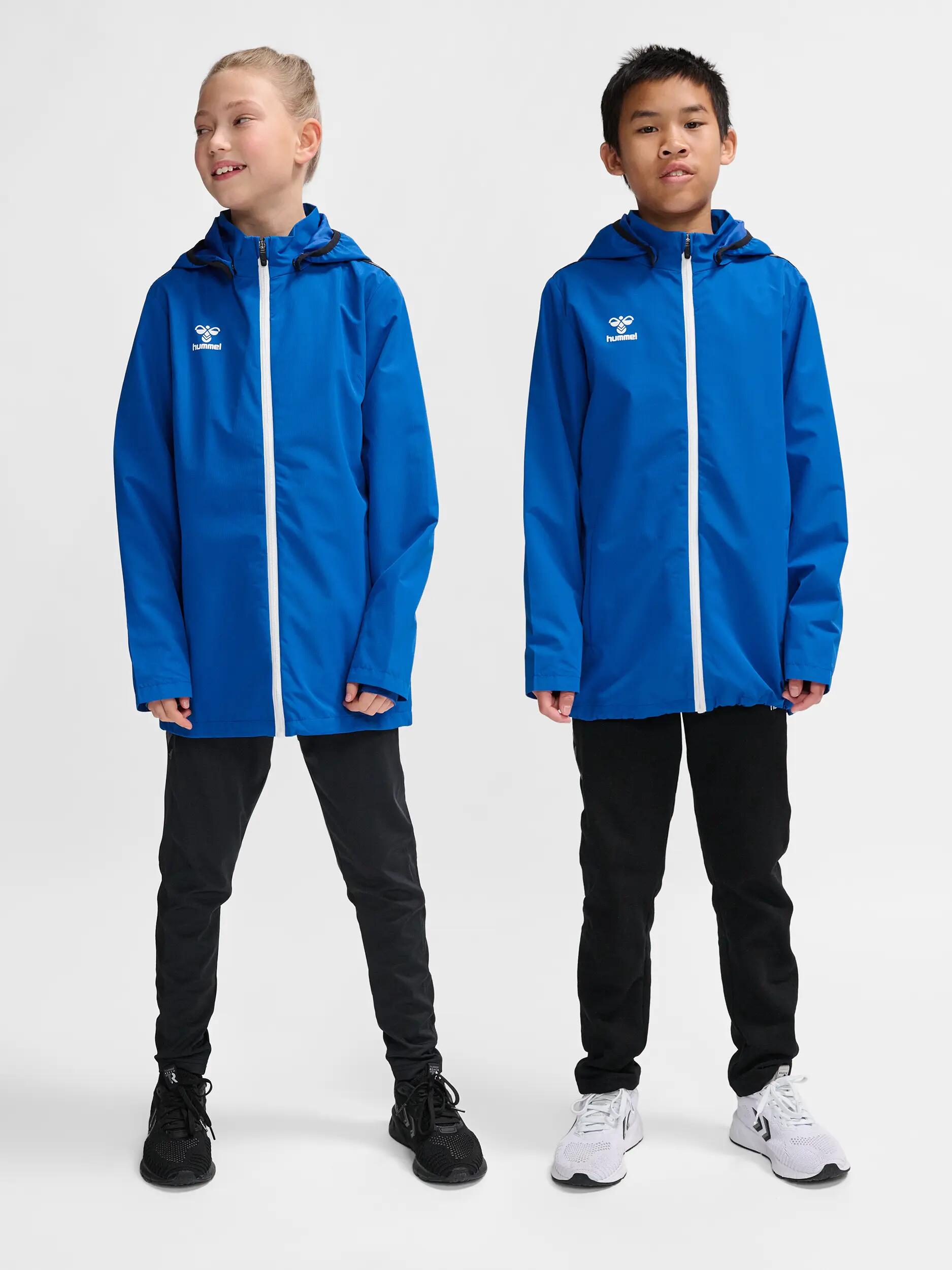 hummel Giacca hmlAUTHENTIC ALL WEATHER JACKET KID True Blue in poliestere 6/7