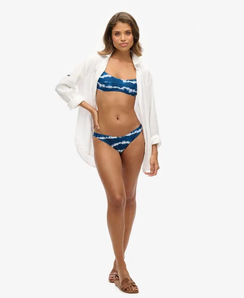 superdry Tie Dye Bikini Top — padrão Tie Dye Navy 6/6