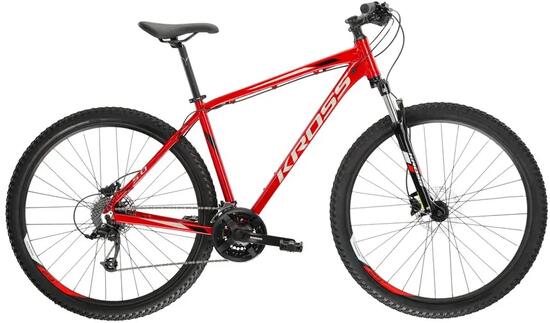 Rower MTB Kross Hexagon 5.0 29" S (17") 24 biegi hydrauliczne hamulce czerwony