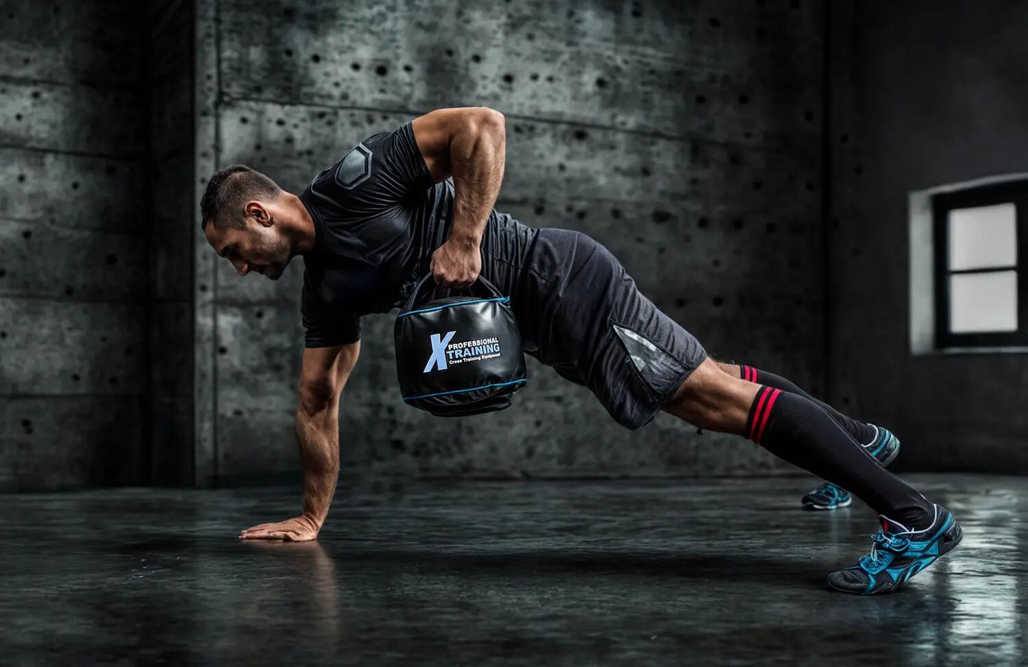 Kettlebell XBag system treningu balansu i siły dynamicznej DBX Bushido 7/7