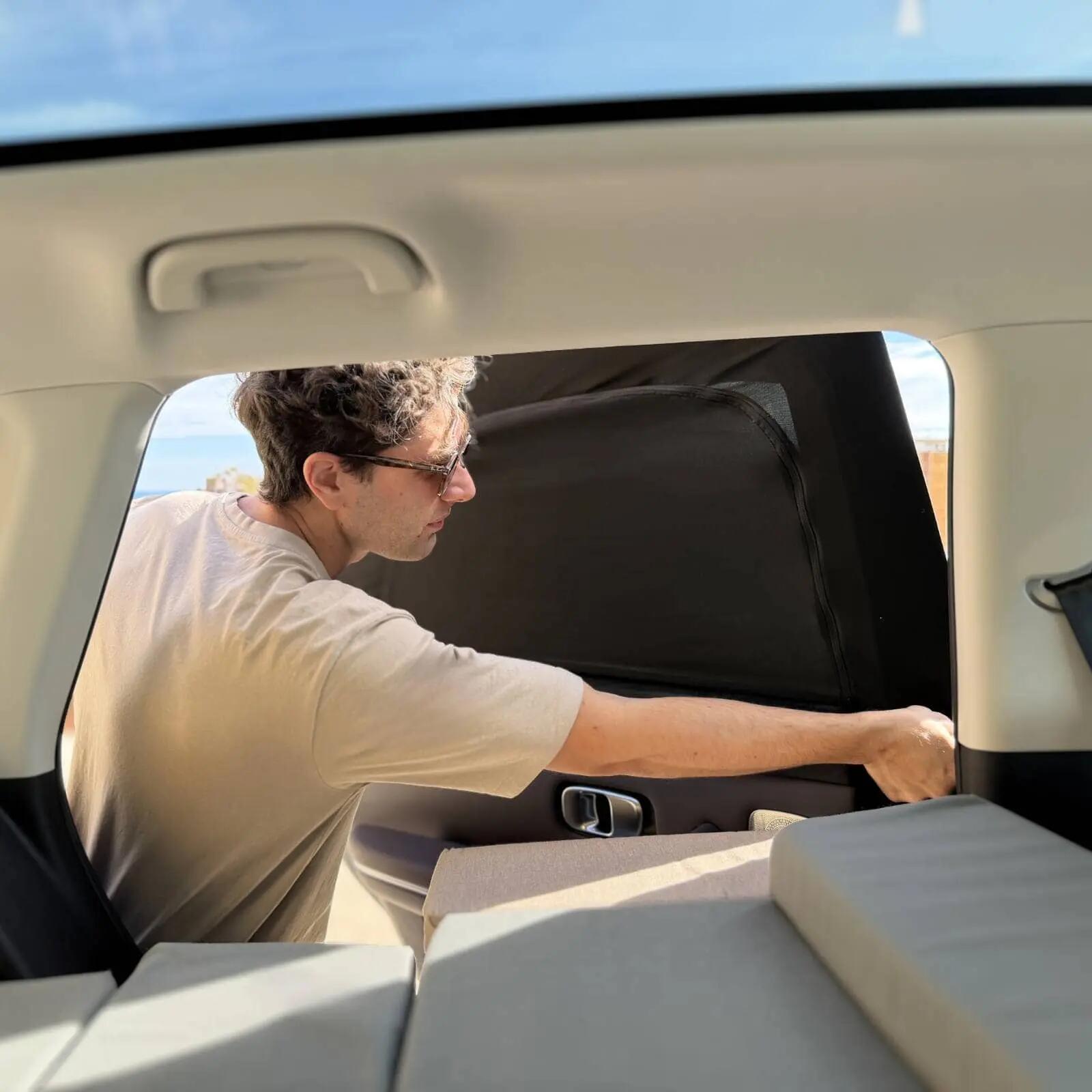 4er-Pack elastische Verdunkelungen für Autofenster 4/6