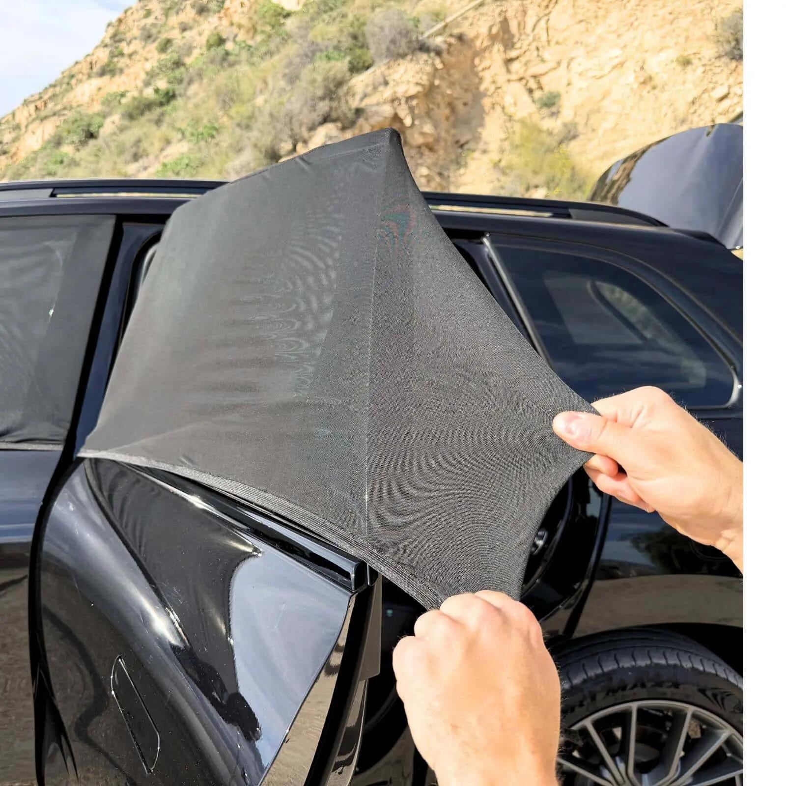 4er-Pack elastische Verdunkelungen für Autofenster 3/6