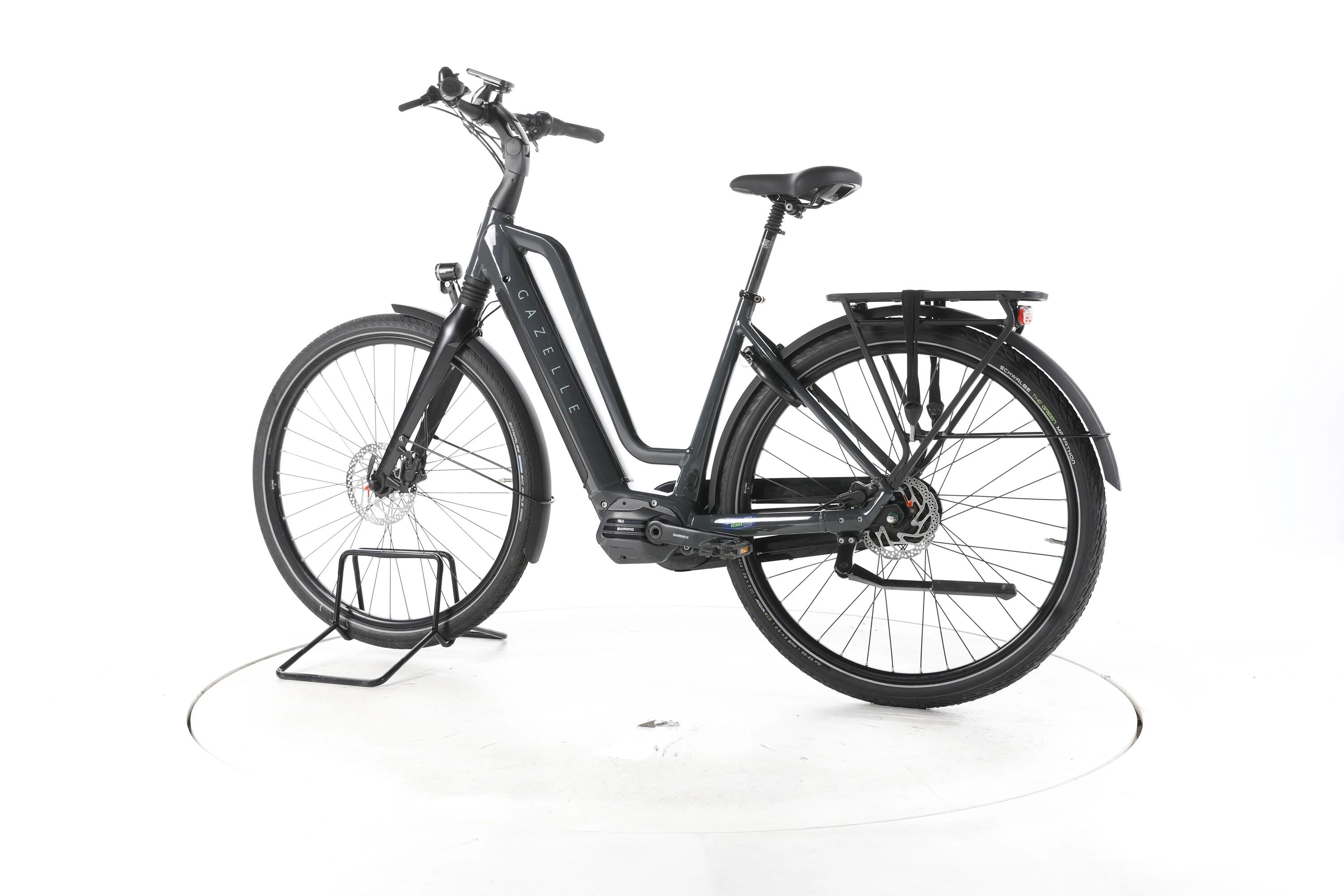 Segunda vida - Gazelle Chamonix C7 HMS City E-Bike Degrau baixo - Bom Estado 7/7