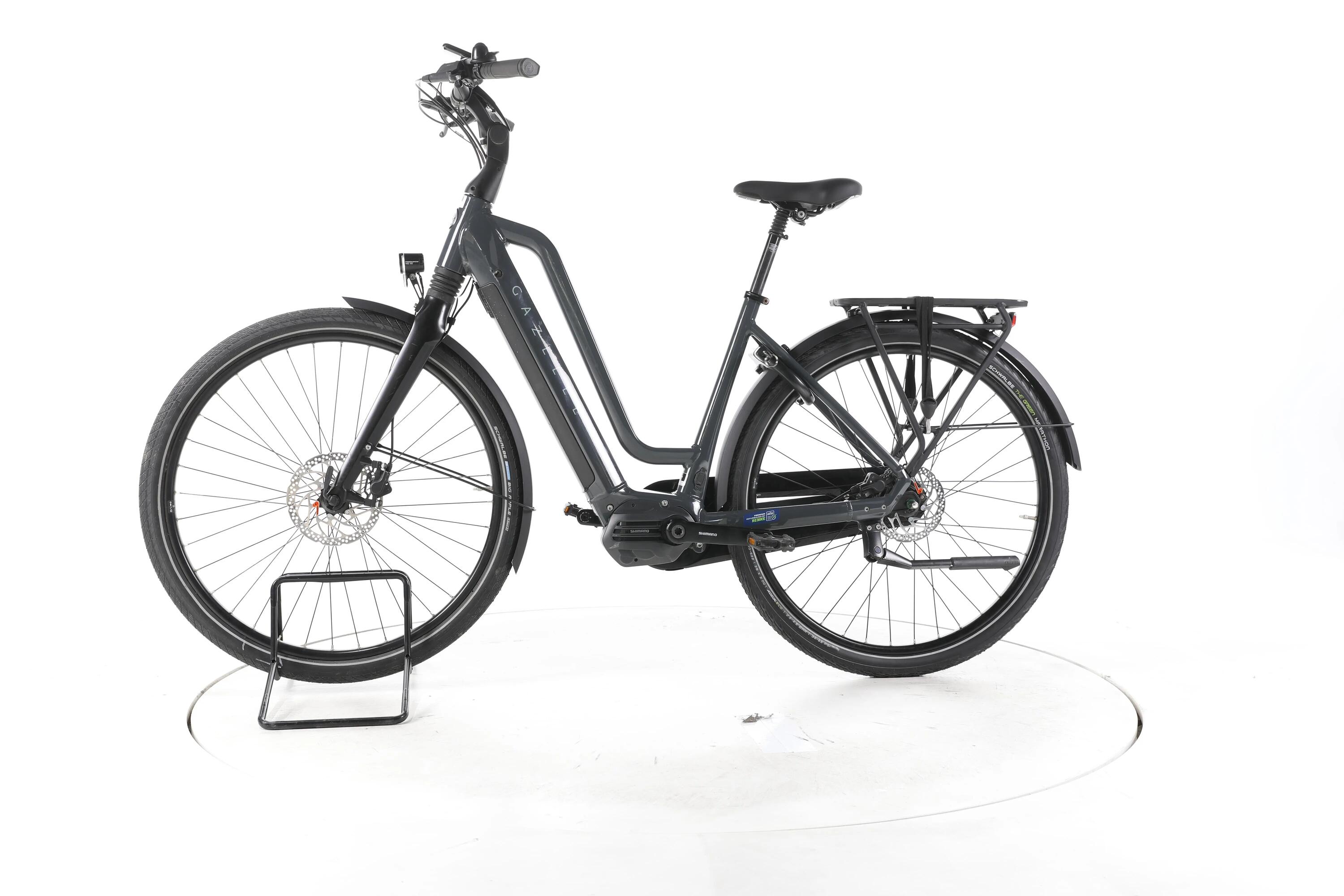 Segunda vida - Gazelle Chamonix C7 HMS City E-Bike Degrau baixo - Bom Estado 6/7