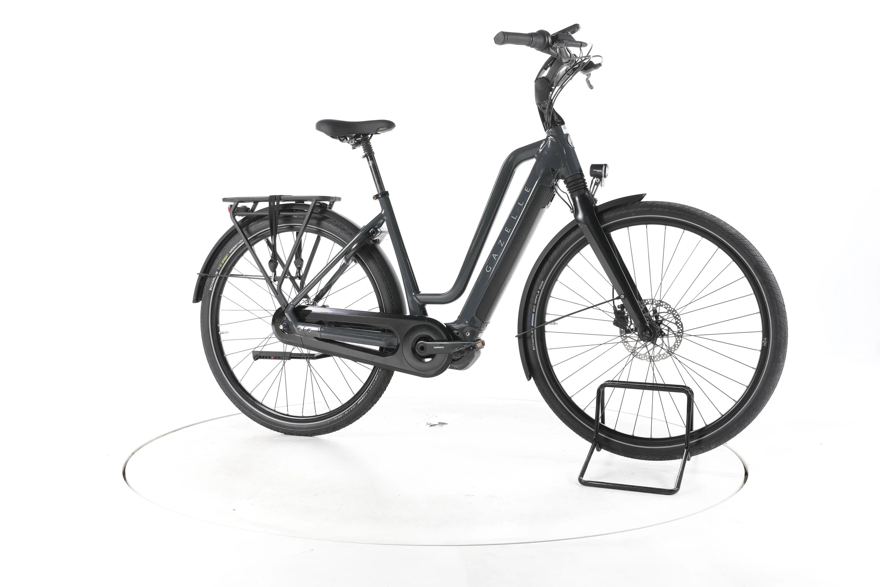 Segunda vida - Gazelle Chamonix C7 HMS City E-Bike Degrau baixo - Bom Estado 2/7