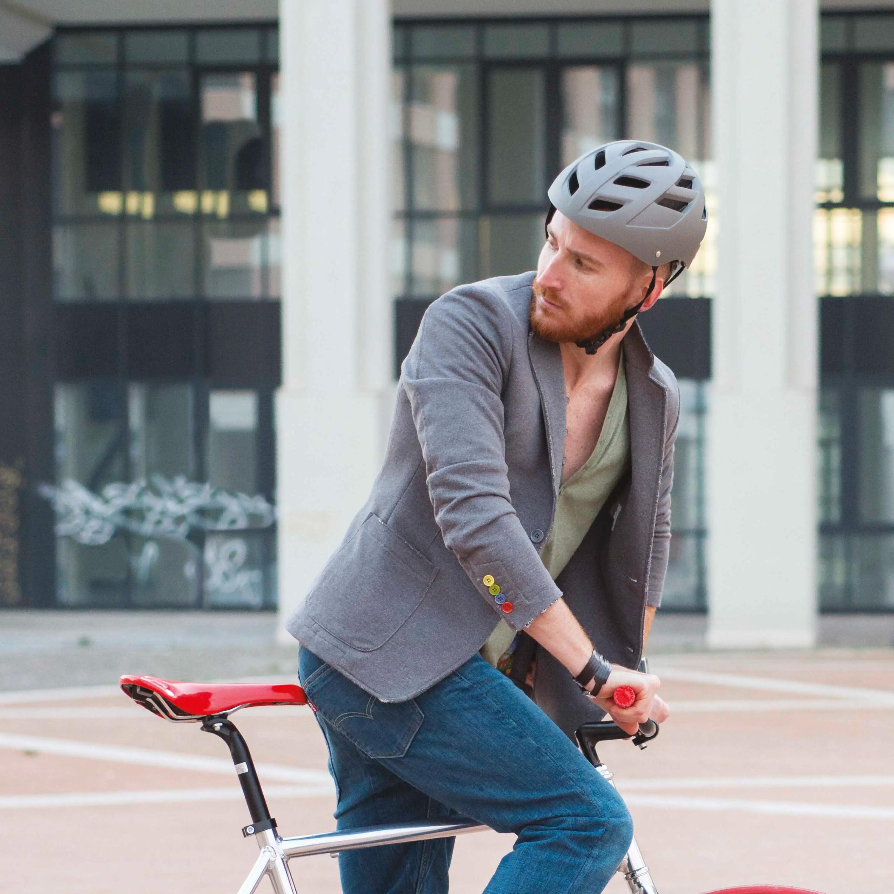 BRN Street fietshelm, een maat 51-56 cm, wit 3/3