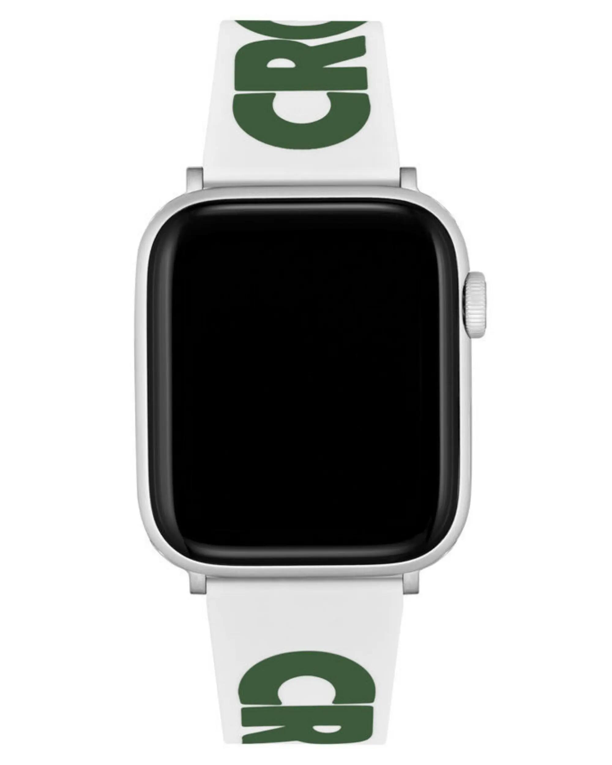 Bracelet en silicone Lacoste pour Apple Watch 42/44/45/49 mm Blanc 4/5
