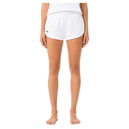 Shorts de Sport Femme Lacoste Blanc