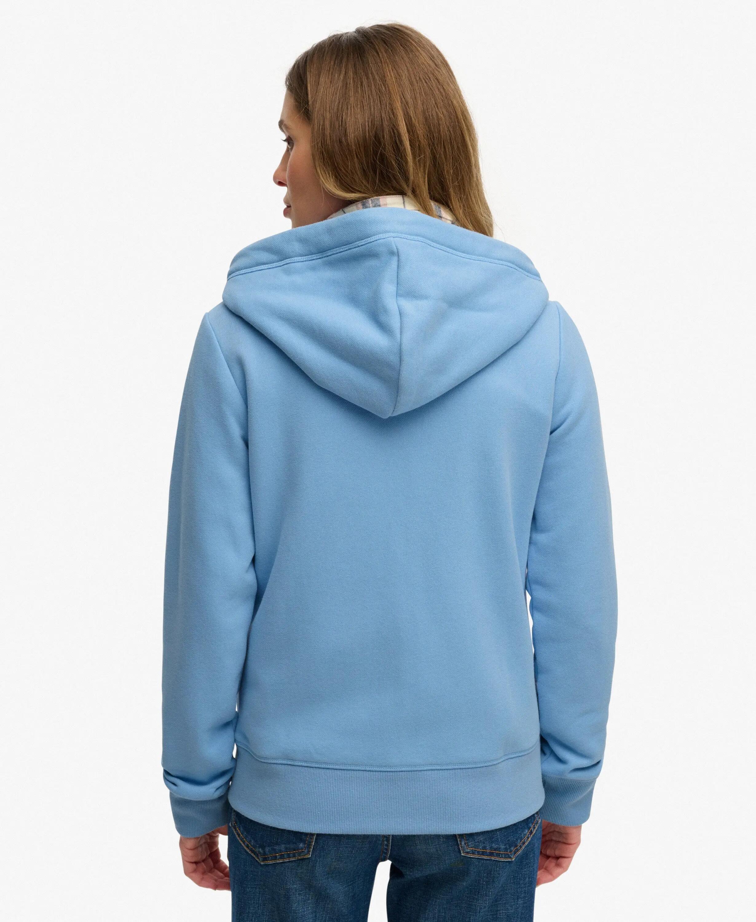 superdry Sweat com fecho Essential Logo Half Brushed 5/7