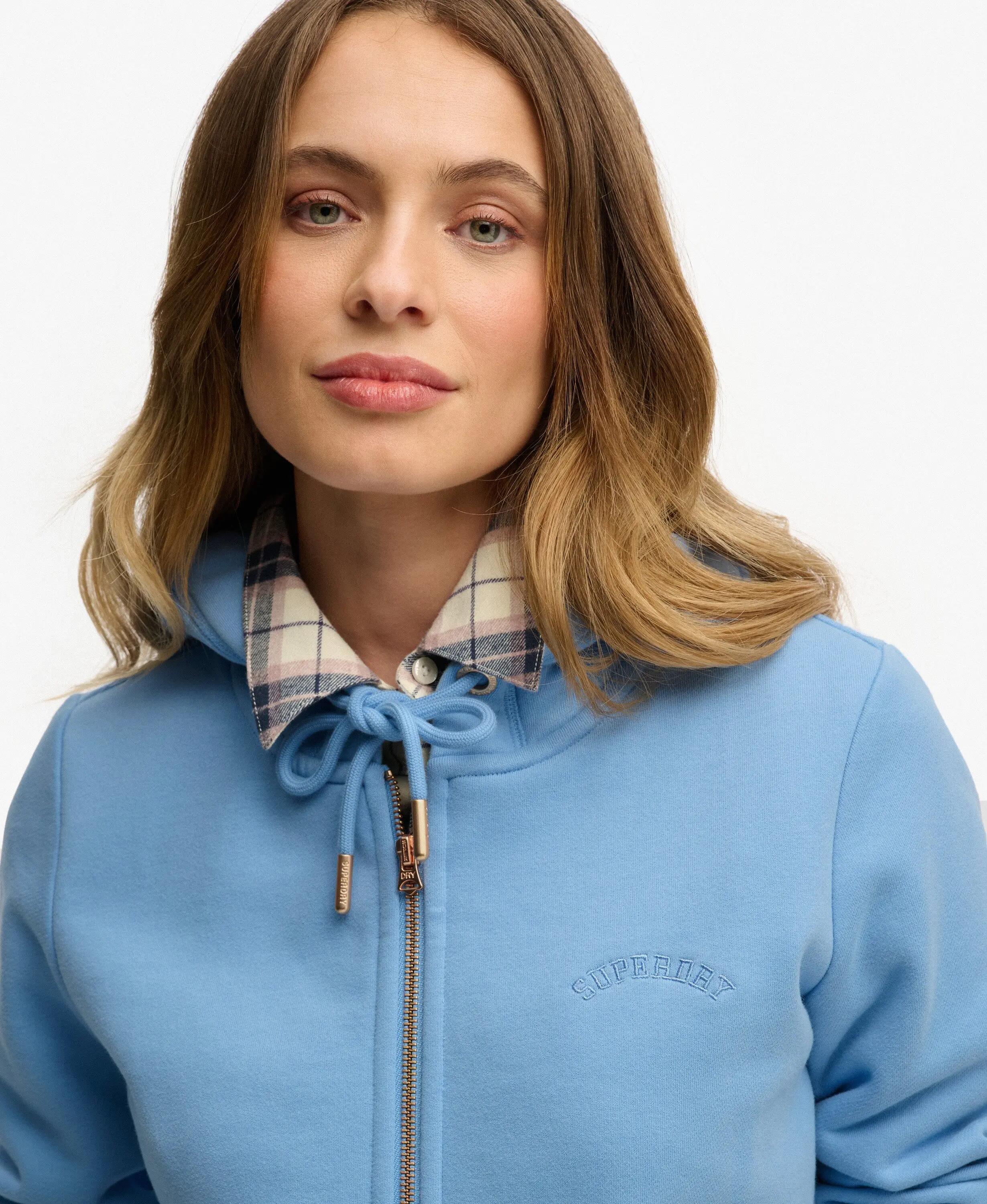 superdry Sweat com fecho Essential Logo Half Brushed 4/7