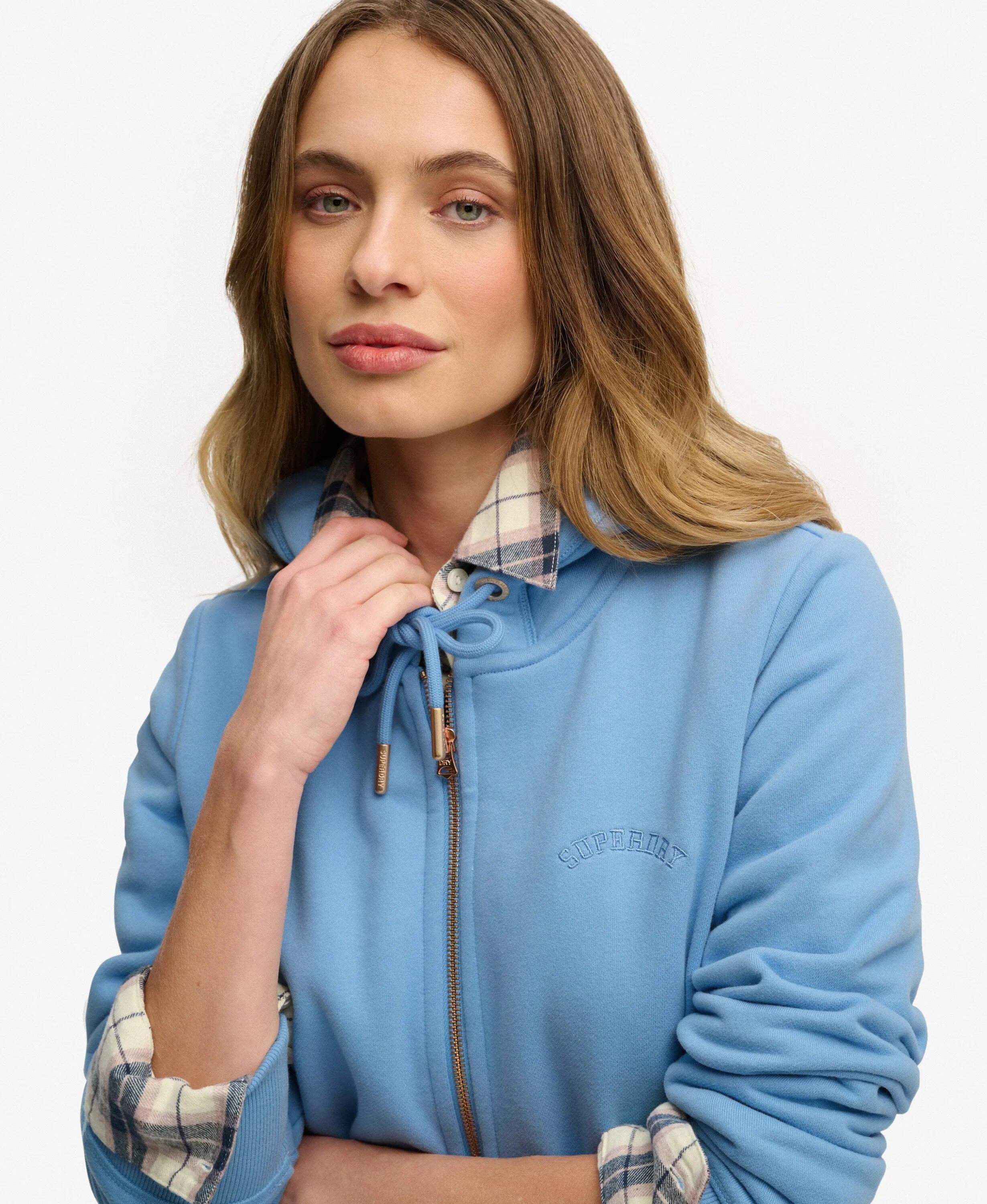 superdry Sweat com fecho Essential Logo Half Brushed 2/7