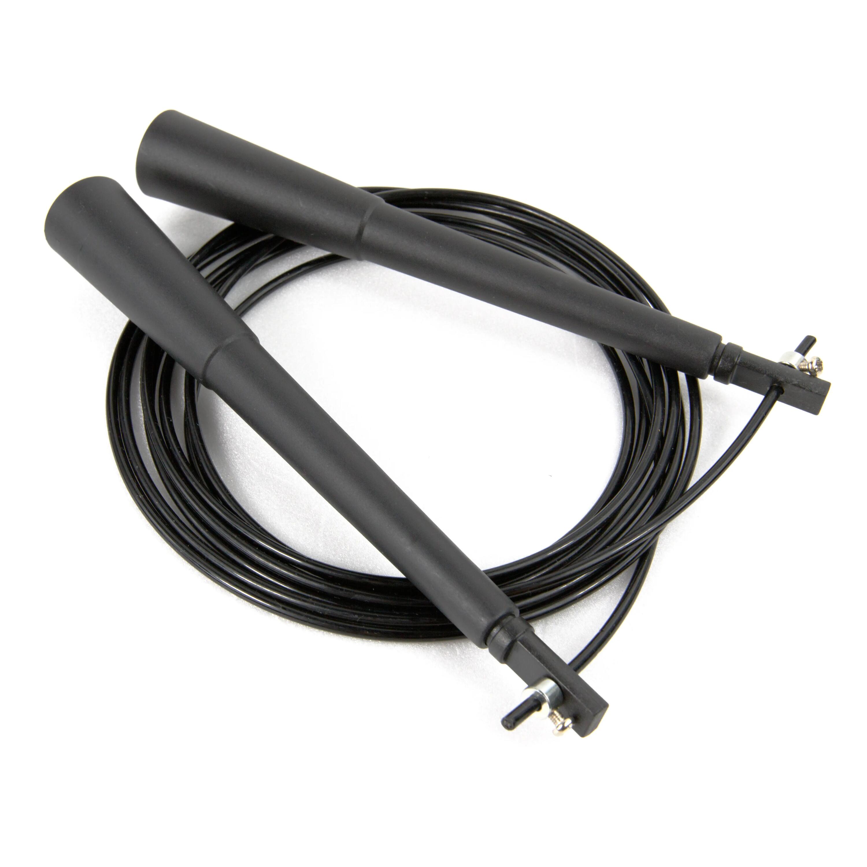 Corda salto CrossFit Green Hill acciaio 2,8 mm nero 2/3