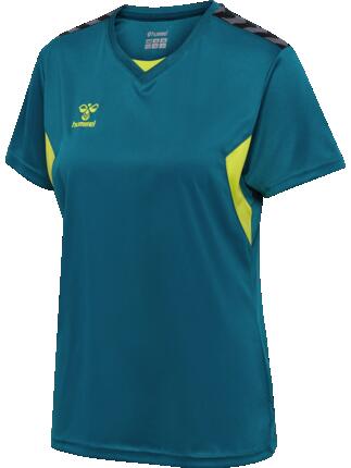 hummel Koszulka krótki rękaw hmlAUTHENTIC PL JERSEY S/S Damska – SULPHUR