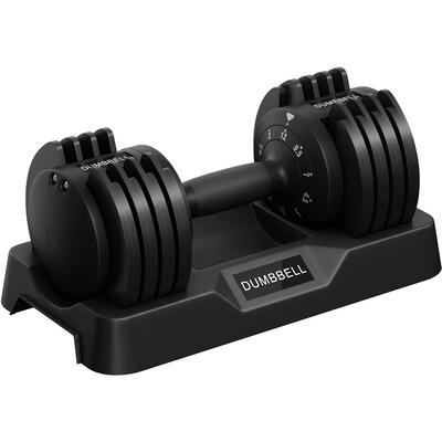 Manubrio regolabile 5 in 1 con regolazione in 1 secondo da 2 a 12 kg nero