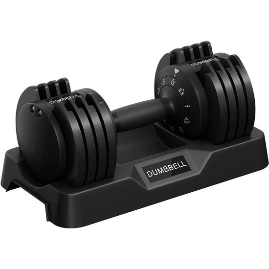 Manubrio regolabile 5 in 1 con regolazione in 1 secondo da 2 a 12 kg nero