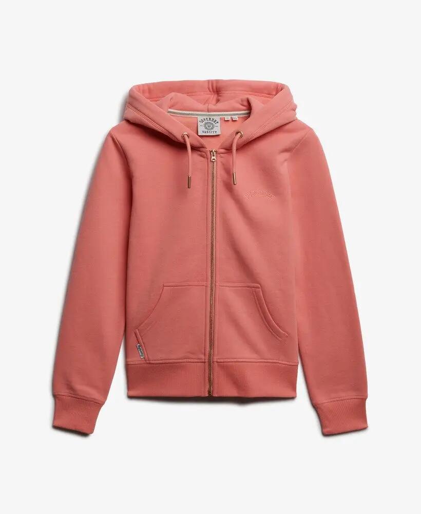 superdry Sweat com fecho Essential Logo em algodão e poliéster reciclado 6/6