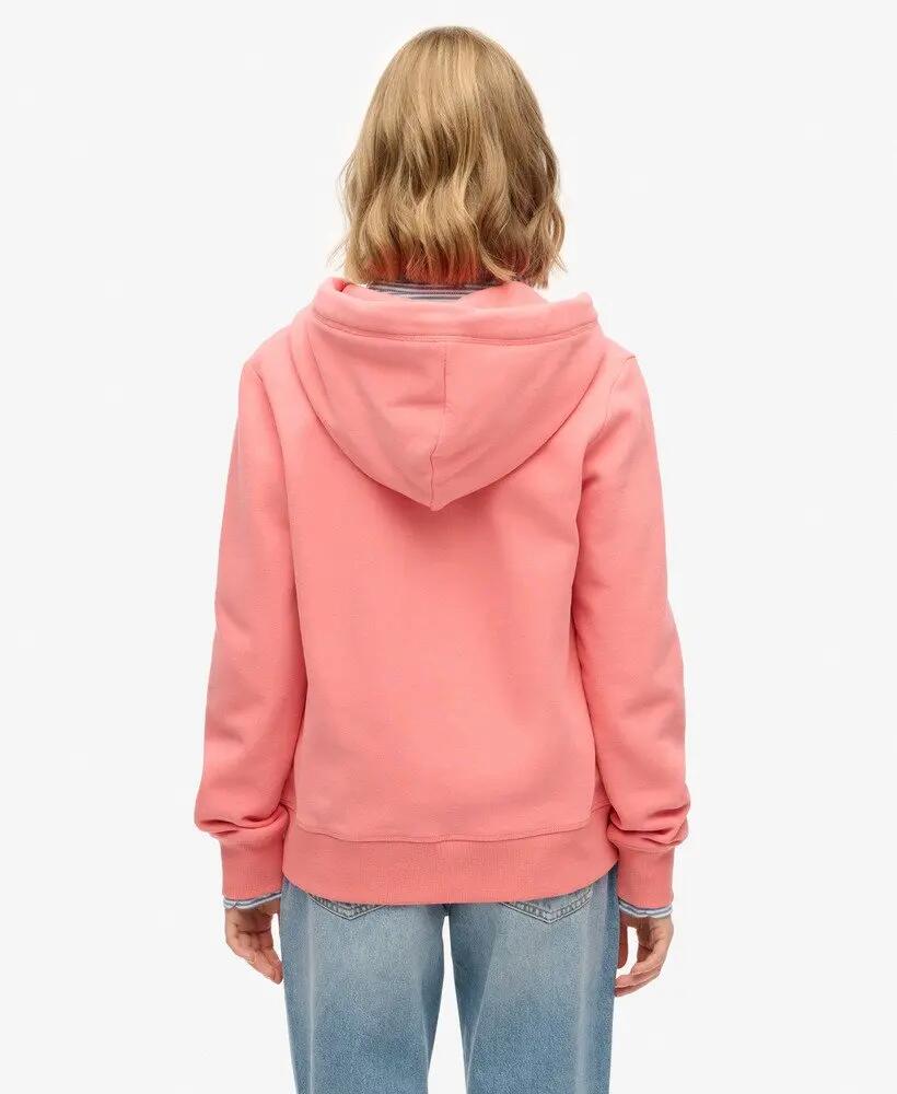 superdry Sweat com fecho Essential Logo em algodão e poliéster reciclado 5/6