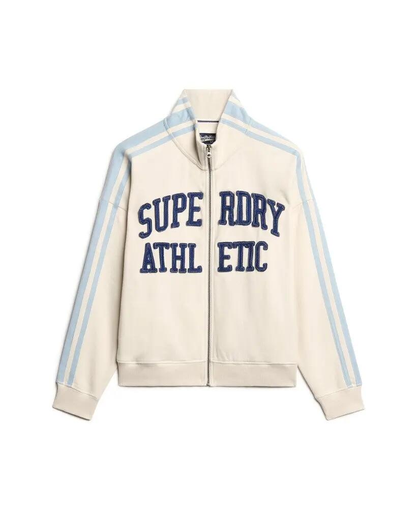 superdry Athletic Essentials Rits-Tracktop van 100% katoen, oversized 6/6