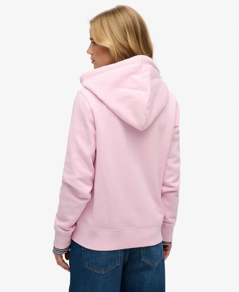 superdry Sweat com capuz Essential Logo Zip Half Brushed 5/5