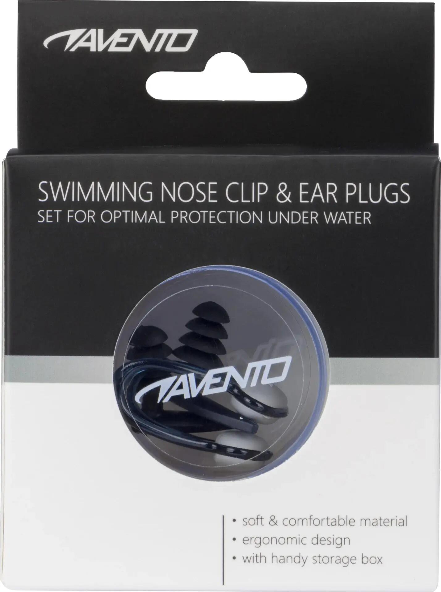 Pince-nez e tappi per le orecchie nuoto Avento 4/6