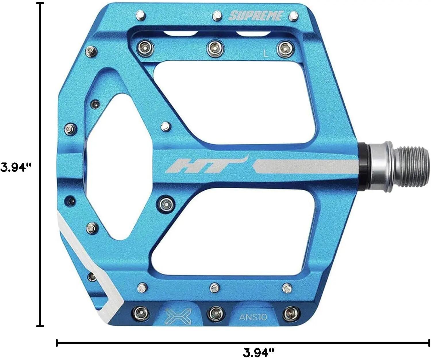 Pedale MTB flat HT-ANS10 Supreme Emil Johansson - albastru marin 3/4