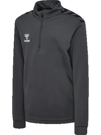 hummel Veste zippée demi-zip pour enfants en polyester – ASPHALT/SULPHUR SPRING