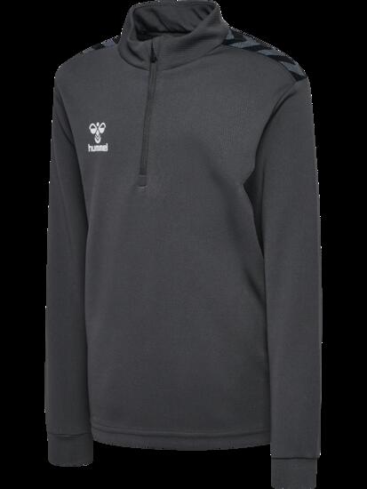 hummel Veste zippée demi-fermeture pour enfants en polyester – ASPHALT