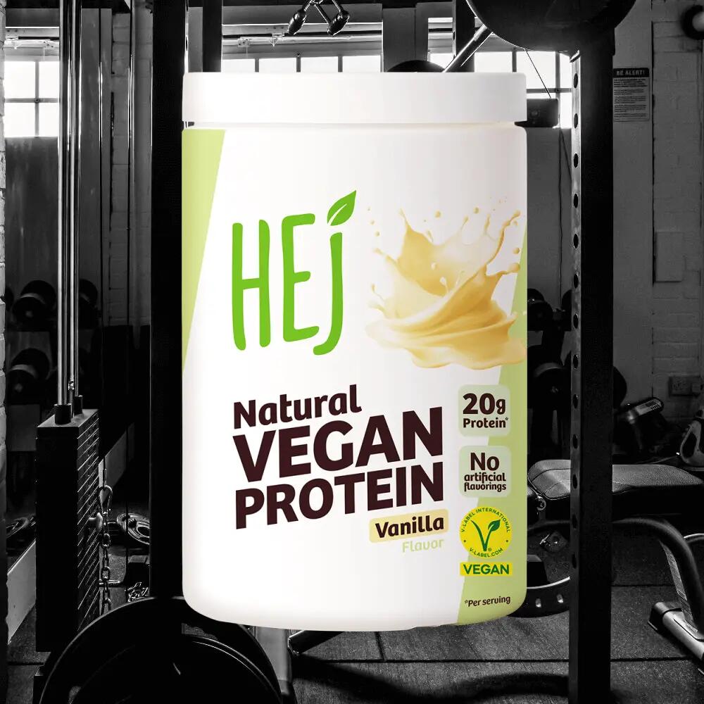 HEJ Natural Vegan Protein (300g) Vanilla - Eiwitten - Veganistisch eiwit 2/3