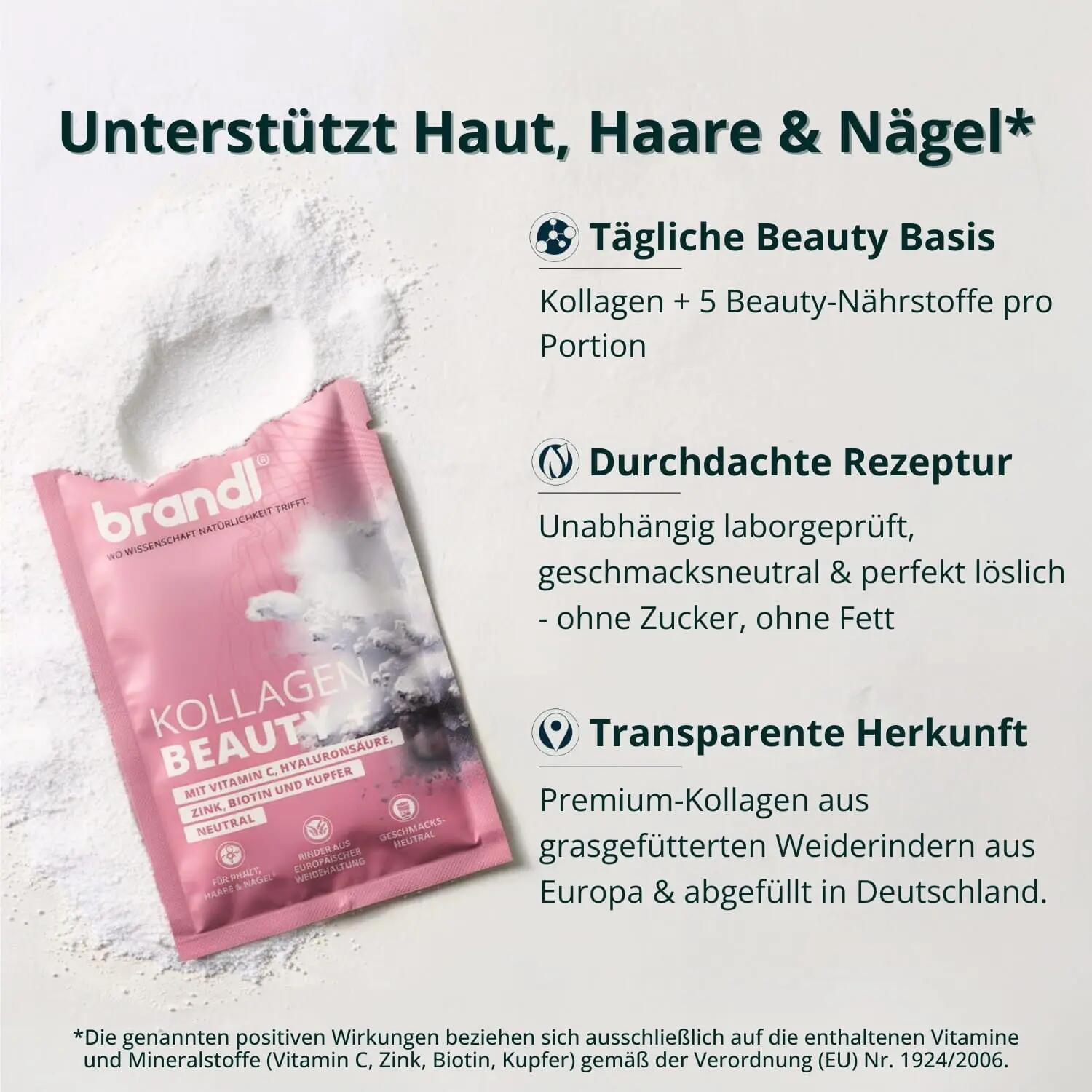 Kollagen Beauty + Deine 6-in-1 Formel für Haut, Haare & Nägel 3/5