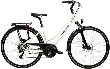 Rower trekkingowy Kross Trans 3.0 D 28" M (17") 24 biegi perłowy/czarny