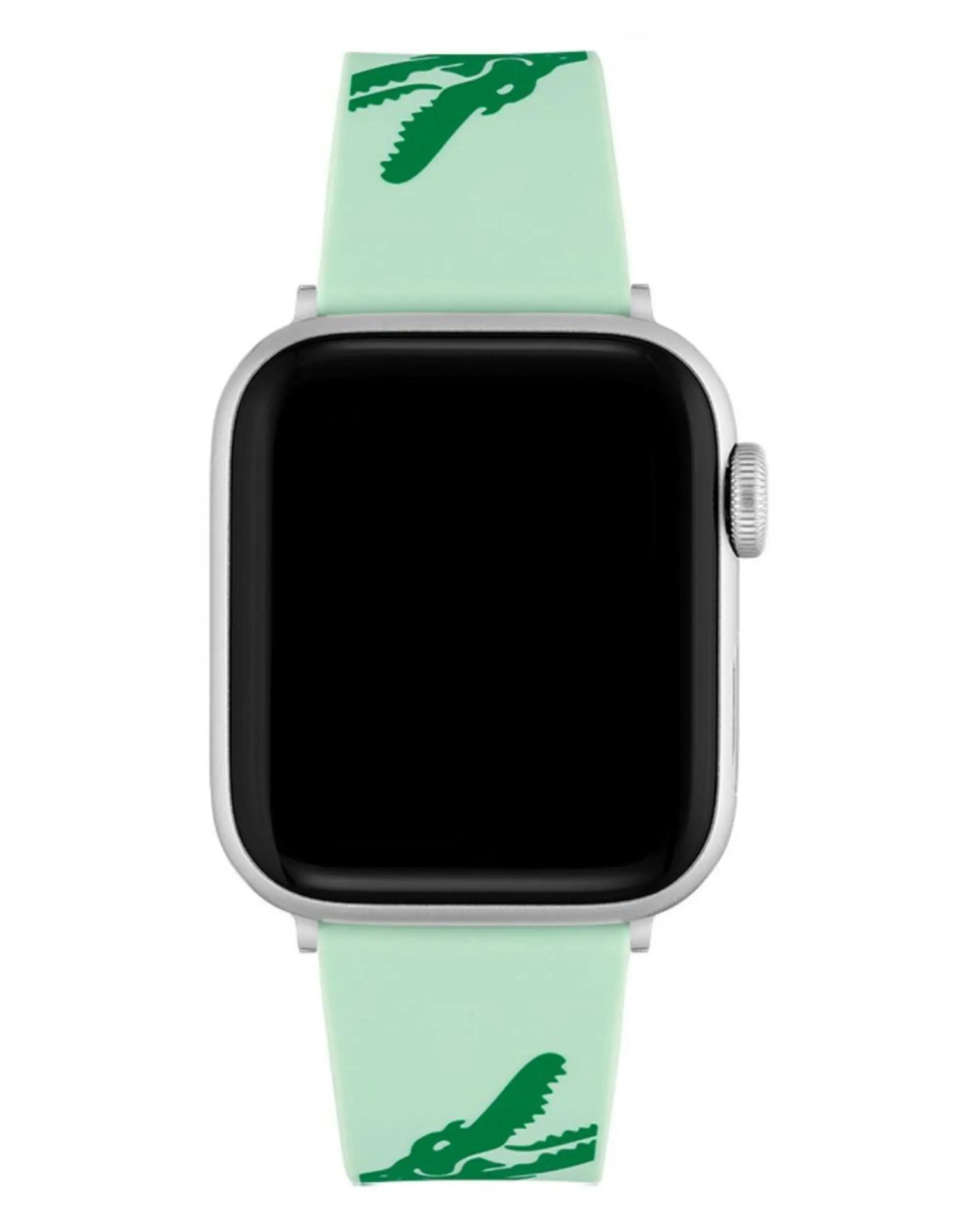 Lacoste Siliconen bandje voor Apple Watch 38/40 mm Groen 4/5