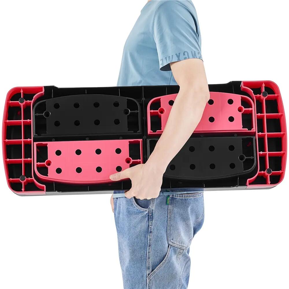 Step d'aérobic réglable en 3 niveaux ( 10,5/15/20cm ) charge max. 250 kg rose 7/9