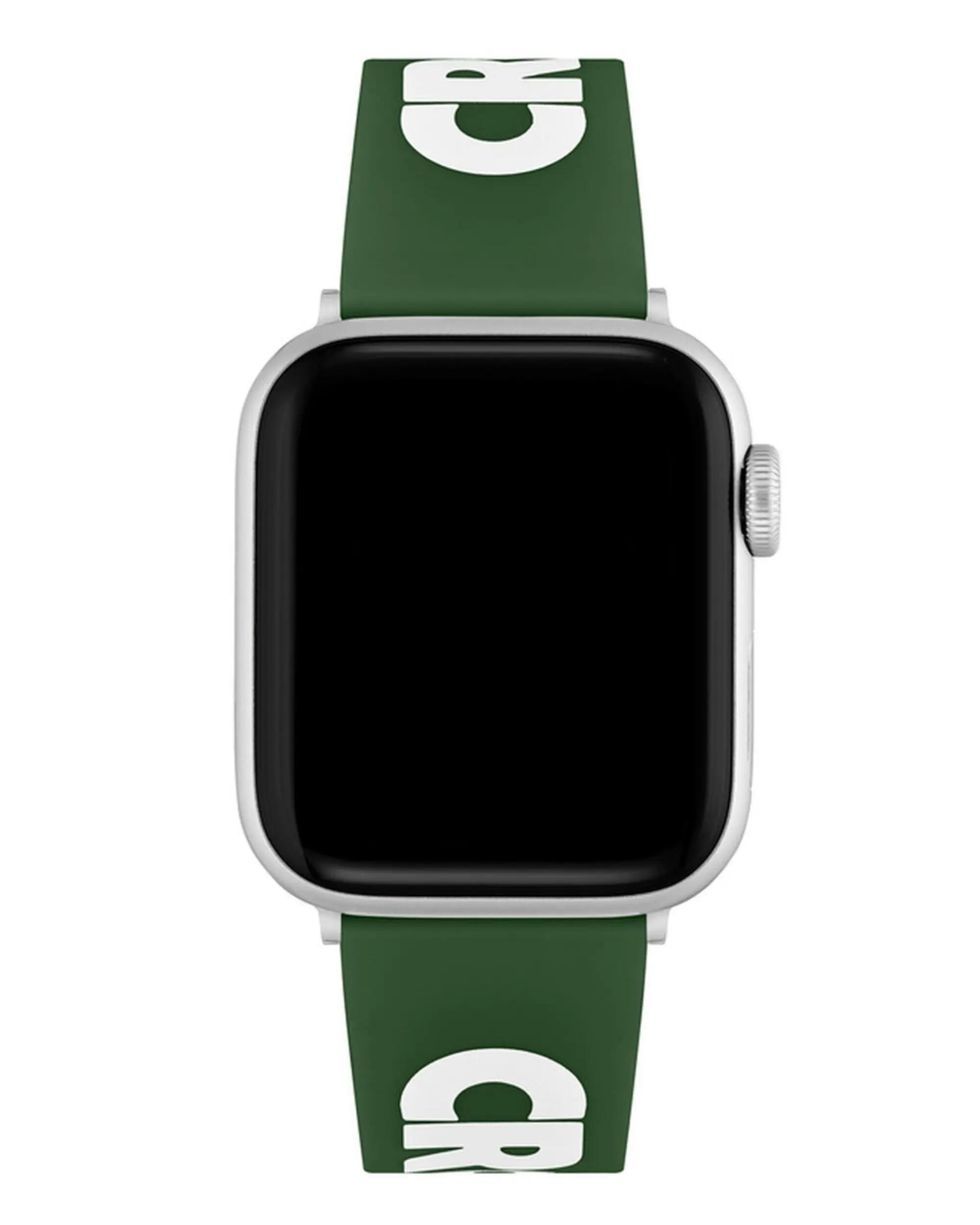 Bracelet en silicone Lacoste pour Apple Watch 38/40 mm Vert 2/4