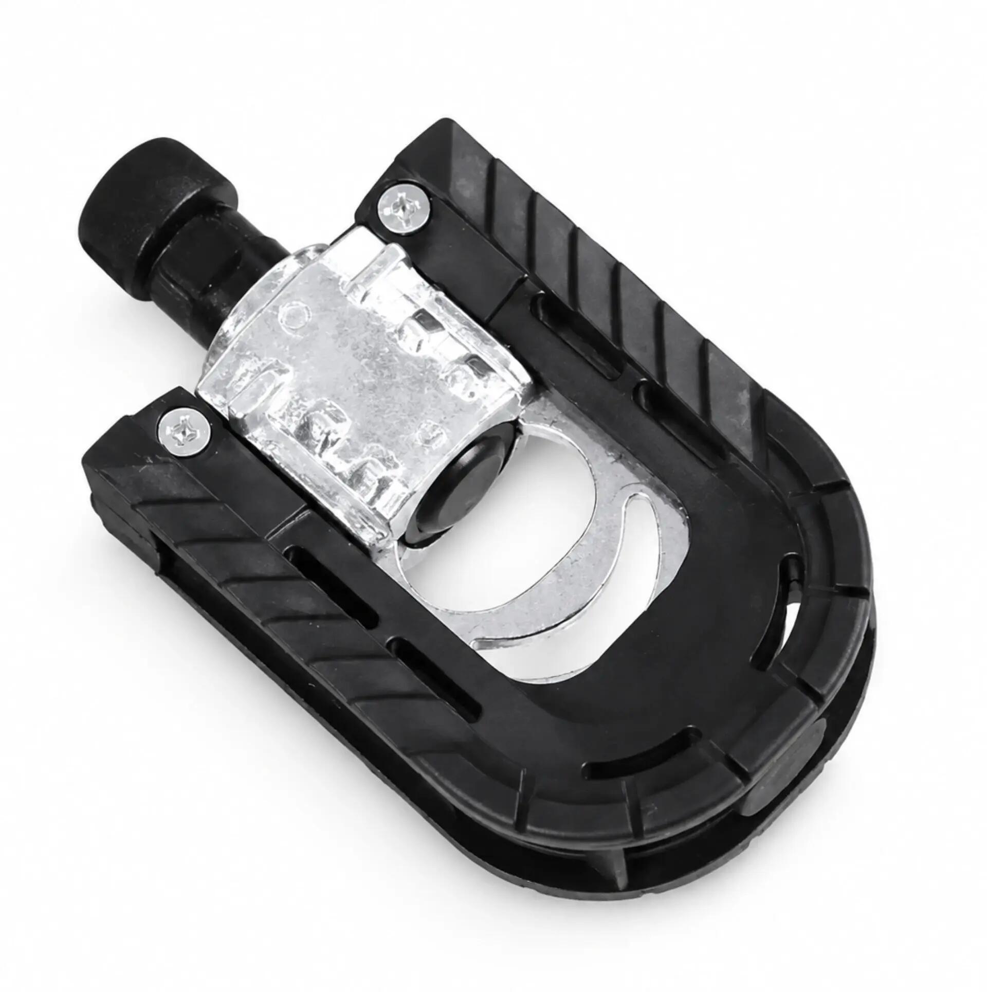 Paire de pédales pliables vélo - alliage d'aluminium avec réflecteurs 3/5