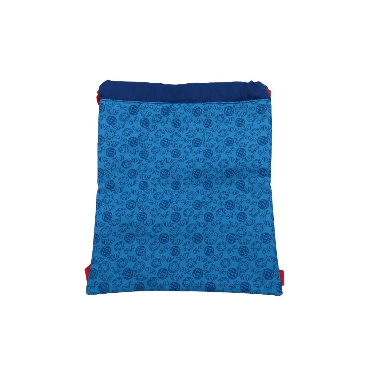 Borsa sportiva per bambini SuperThings da 35 cm con coulisse, blu resistente 4/5