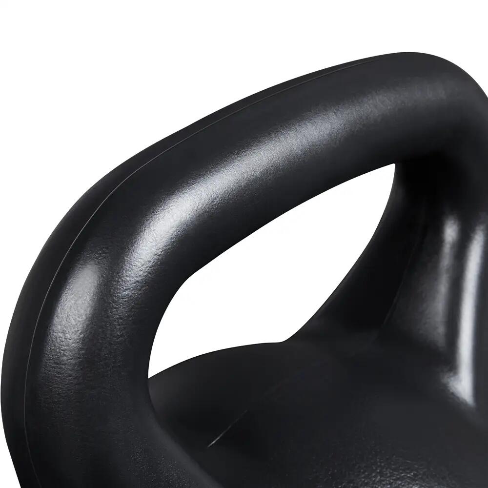 Kettlebell da 16 kg con struttura solida per fitness a casa e in palestra, nero 6/12