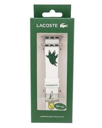 Correa de silicona Lacoste para Apple Watch 38/40 mm Blanca