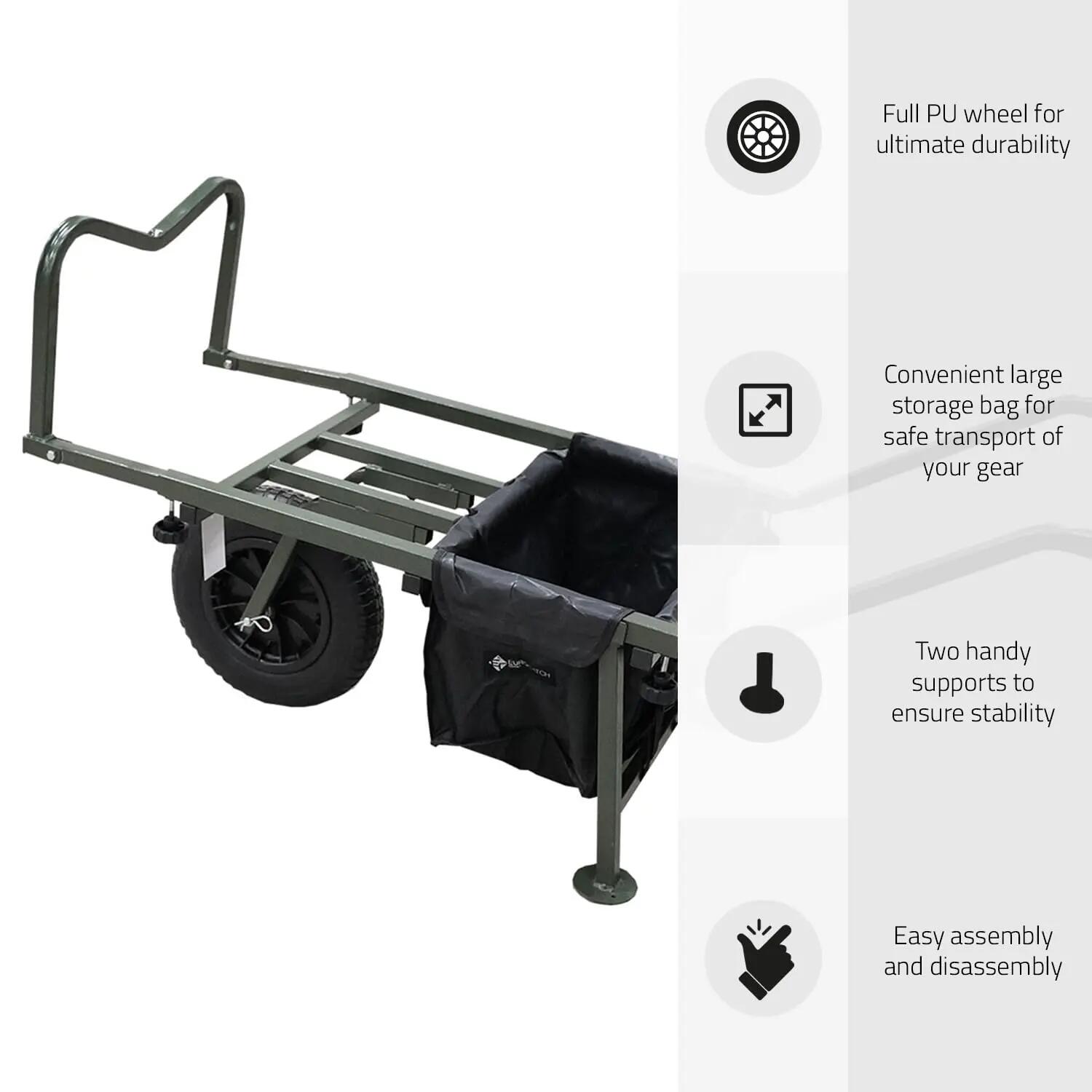 Eurocatch XXL Barrow With Puncture Proof Wheel incl. Bag 7/7