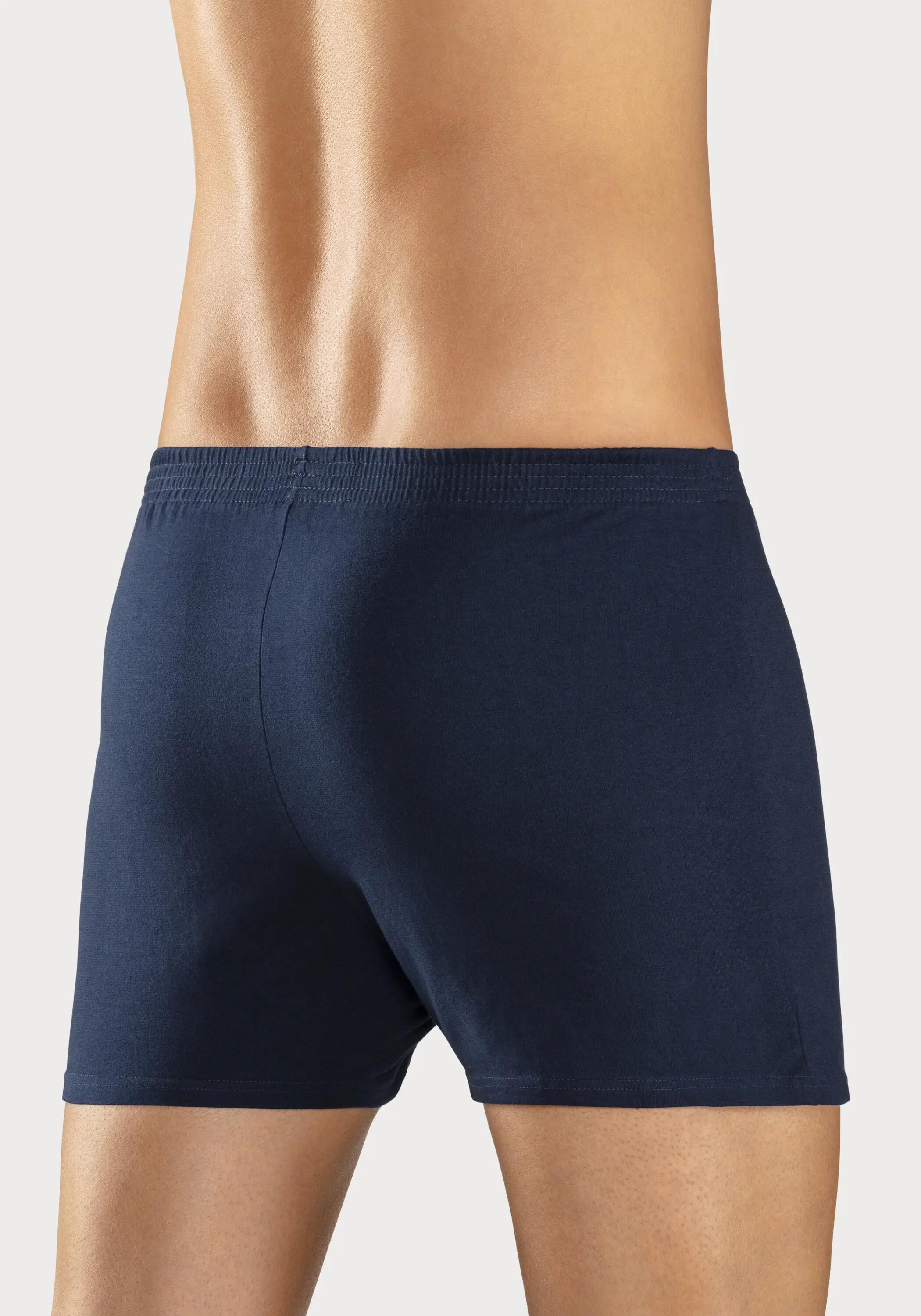 Herren H.I.S schlichter Boxer (2 Stück) aus weichem Baumwoll-Stretch 3/7