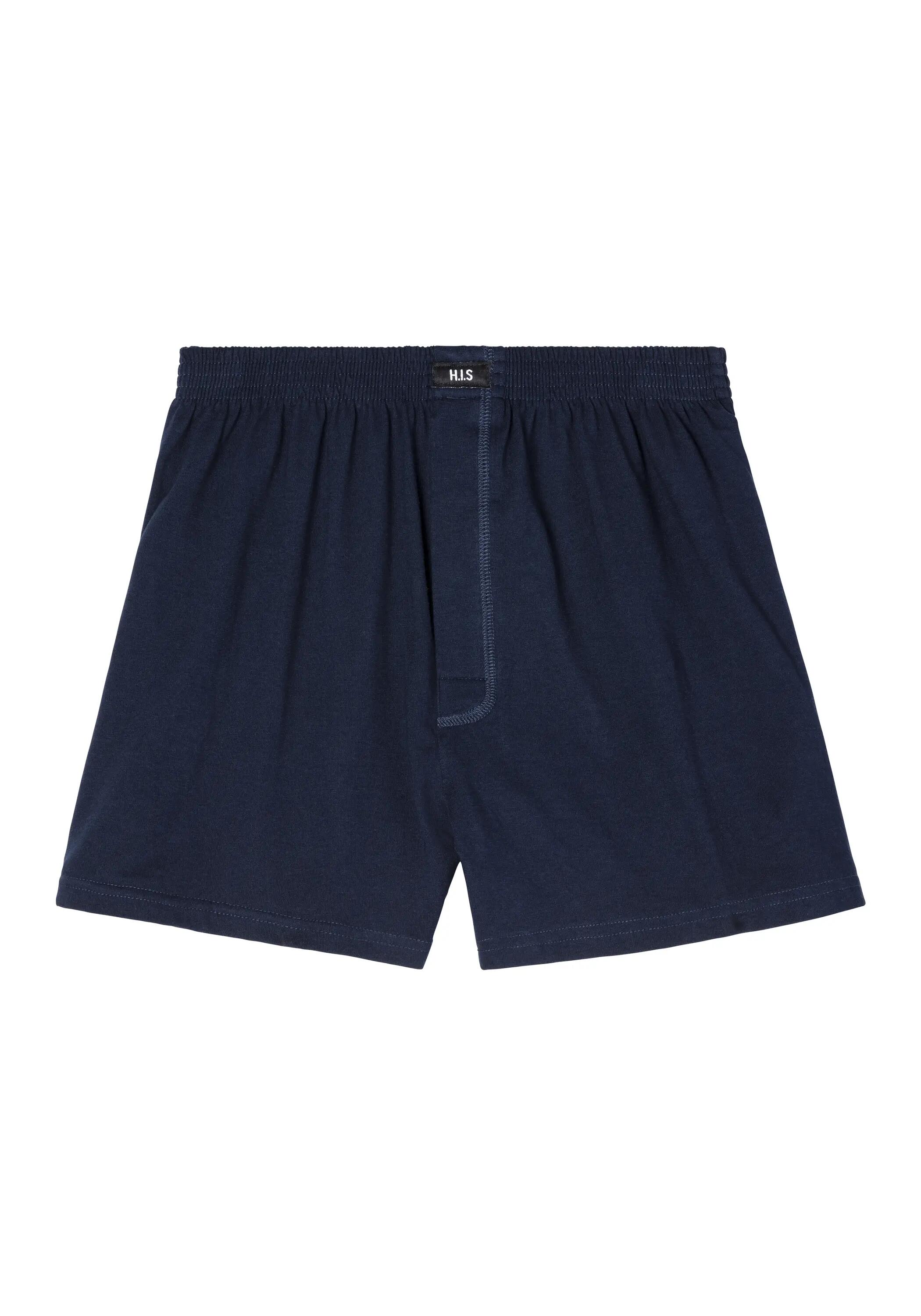 Herren H.I.S schlichter Boxer (2 Stück) aus weichem Baumwoll-Stretch 2/7