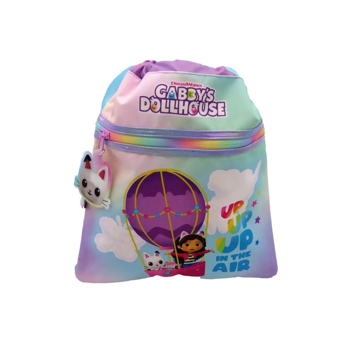 Saco gymsack unisex - Cordón y bolsillo - Gabbys - Morado 4/4